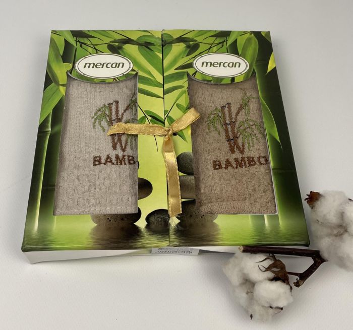 Набір кухонних рушників Mercan 2шт Bamboo-3
