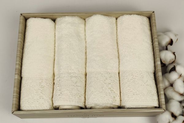 Рушники Maison D'or 4шт Naturella Cream