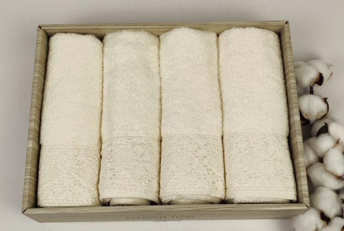 Рушники Maison D'or 4шт Naturella Cream