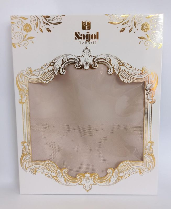 Скатертина Sagol тефлон 140x180 ovale St-060 Cappucino в коробці *
