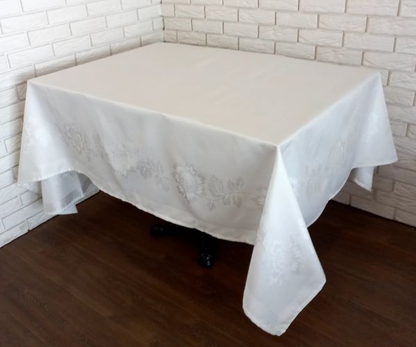 Скатертина тефлон PVS Maison Royale 160*220 Motif White - Уцінений товар