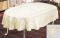 Скатертина Sagol тефлон 160x260 ovale Sgl-003 Cream + 8 серветок *