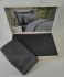 Постільна білизна Maison D'or сатин страйп 160х220 Rails Anthracite