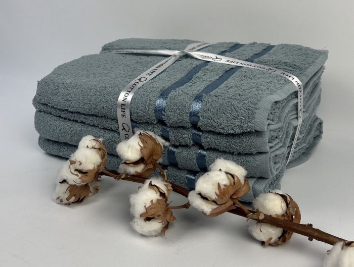 Набір рушників 4шт Cotton Life Сірий
