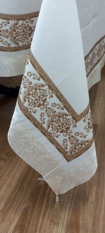 Скатертина Maison Royale льон 160x220 Jumbo Cream-Cappucino