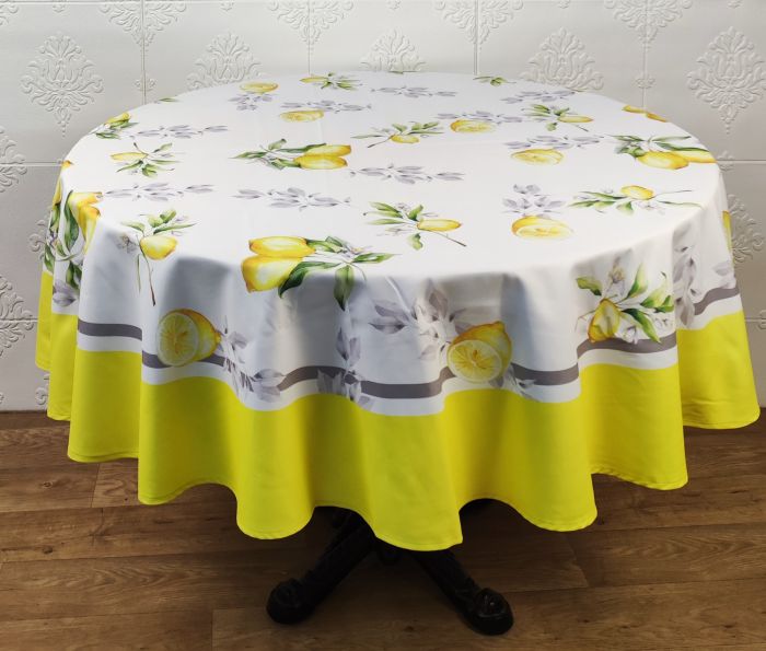Скатертина Maison D'or 160Q Garden Lemon Yellow