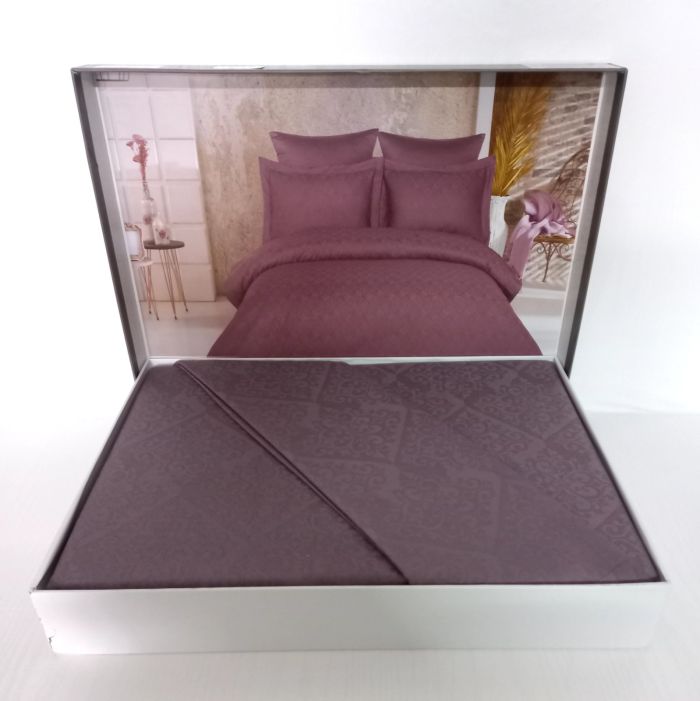 Постільна білизна Saheser Jacquard Vip Satin 200X220 Harley Murdum