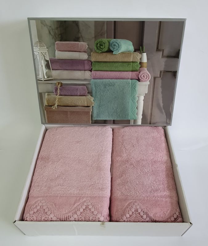 Рушники Maison D'or 2шт Passion Pink