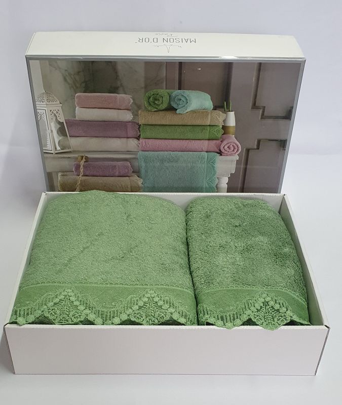 Рушники Maison D'or 2шт Passion Green