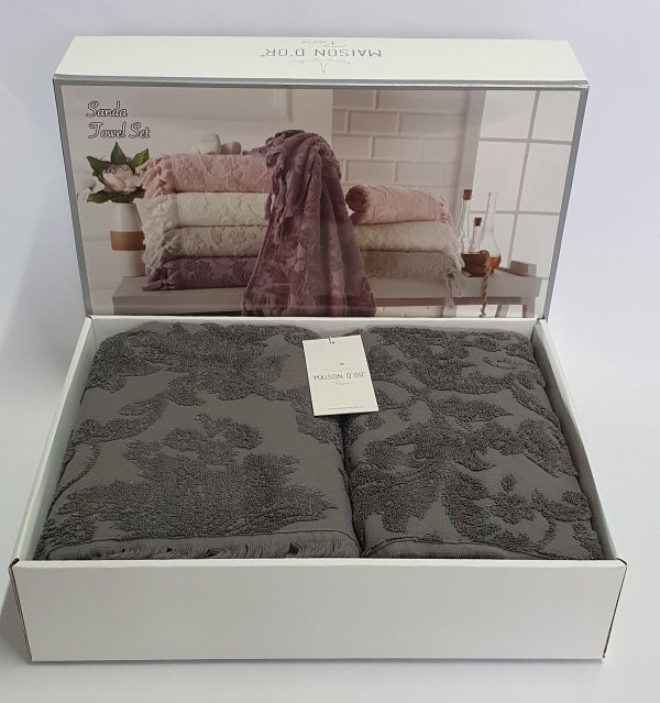 Рушники Maison D'or 2шт Sanda Grey