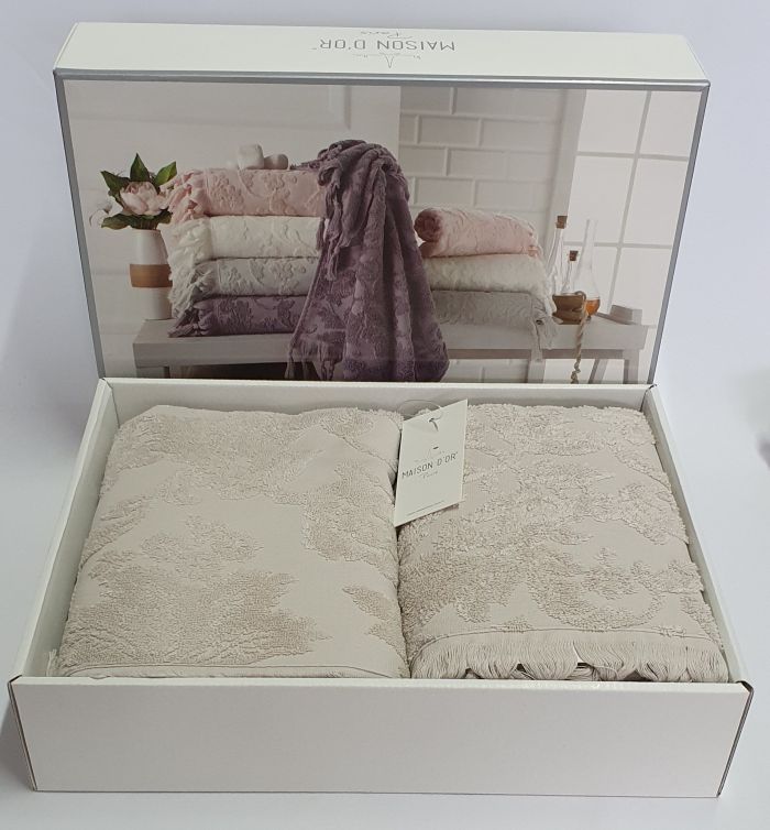 Рушники Maison D'or 2шт Sanda Beige