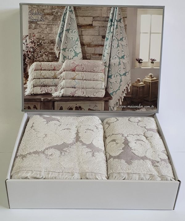 Рушники Maison D'or 2шт Celestina Lilac