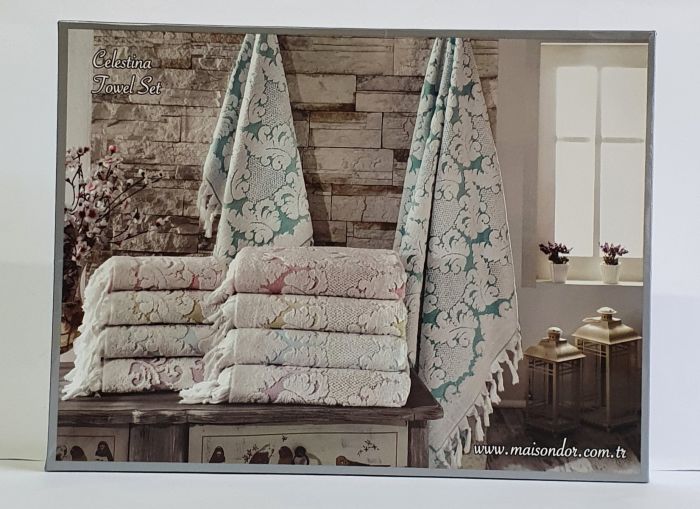 Рушники Maison D'or 2шт Celestina Beige