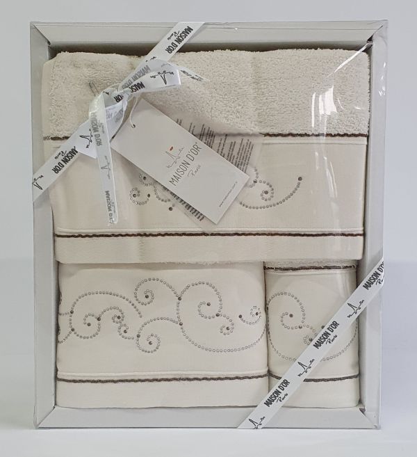 Рушники Maison D'or 3шт Dalliy Cream