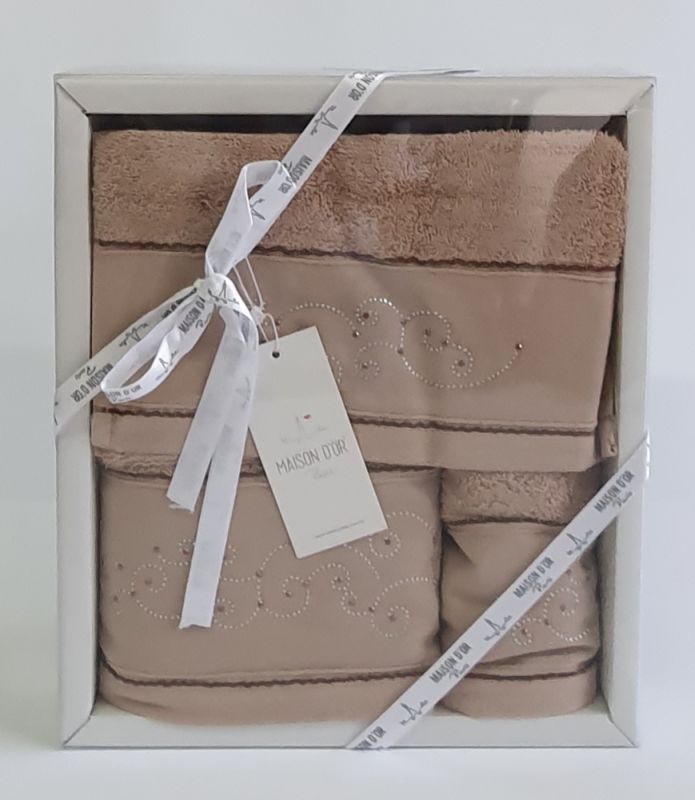 Рушники Maison D'or 3шт Dalliy Beige