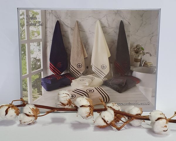 Рушники Maison D'or 3шт Delon Beige