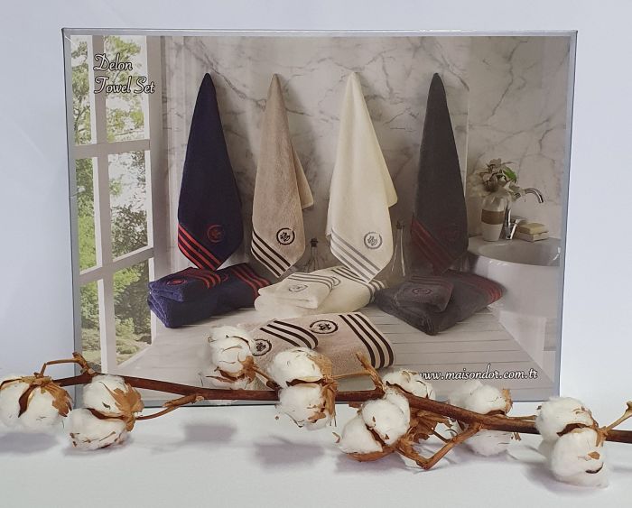 Рушники Maison D'or 3шт Delon Beige