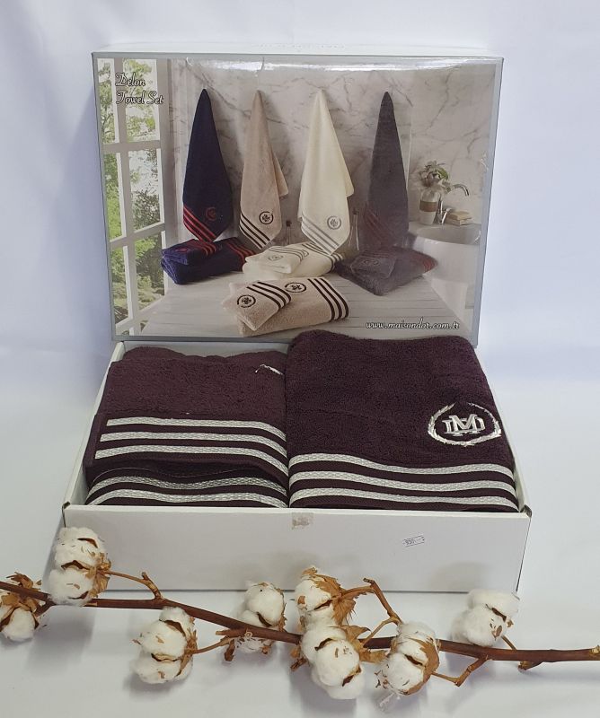 Рушники Maison D'or 3шт Delon Purple