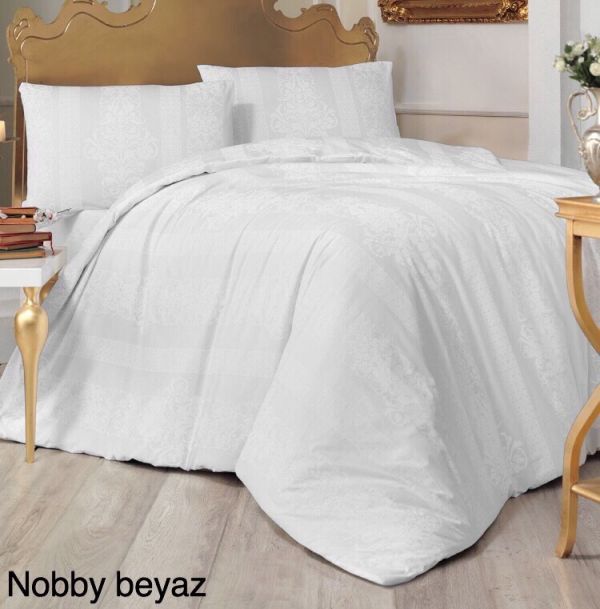 Постільна білизна Altinbasak ранфорс 160x220 Nobby Beyaz
