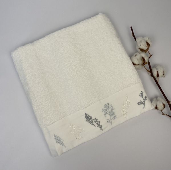 Рушник 90х150 Altinbasak Lena White