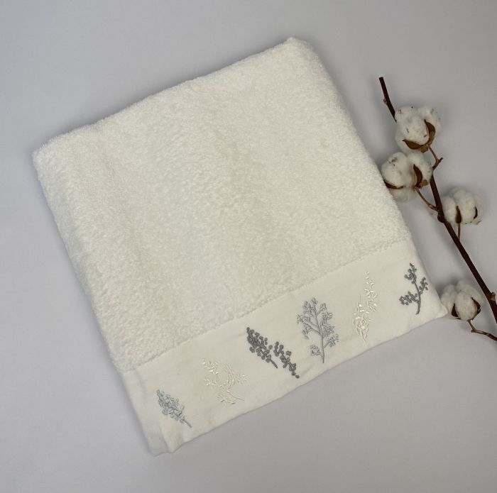 Рушник 90х150 Altinbasak Lena White