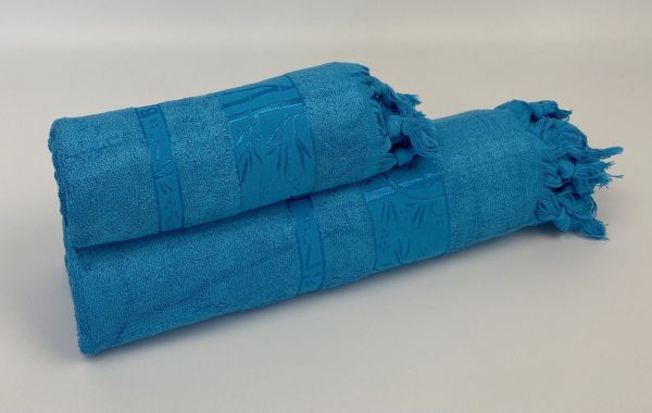 Набір бамбукових рушників Cottonize 2шт cod306 Blue