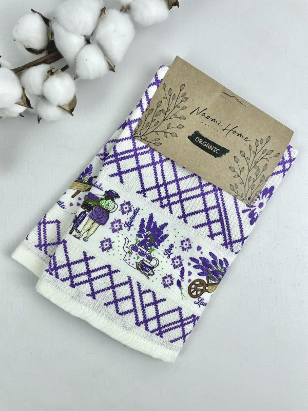 Набір вафельних рушників 2 шт Pietra Hanger Lavender