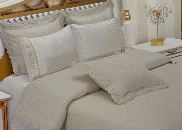Набір Покривало + постіль Maison D'or Policoton 260x260 Krem