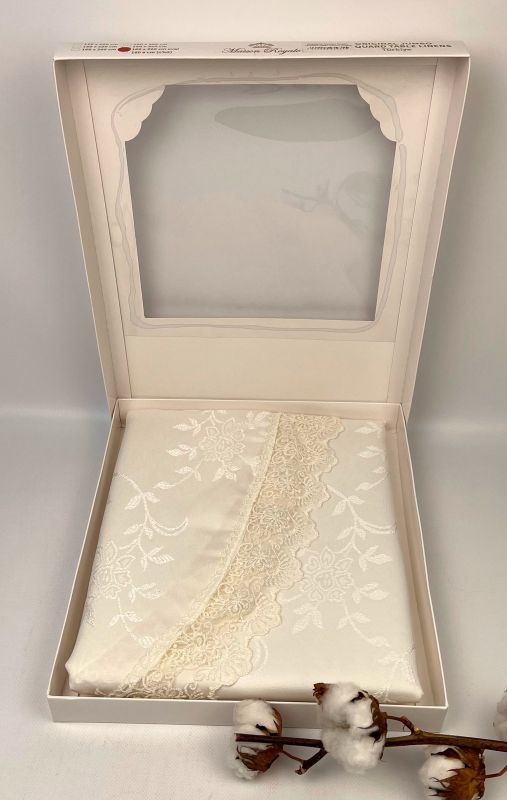Скатертина Maison Royale 160x220 Овал KDK-2 Cream