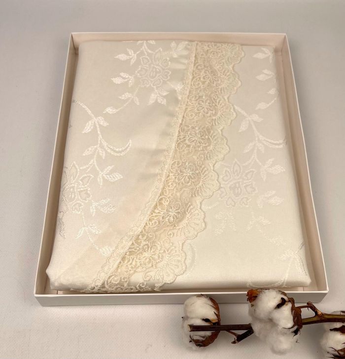 Скатертина Maison Royale 160x220 Овал KDK-2 Cream