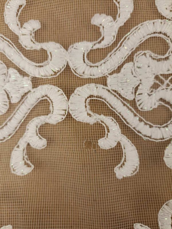 Скатертина Велюр Maison Royale 160x350 Violetta Cream - Уцінений товар
