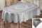 Скатертина Sagol тефлон 160x220 ovale St-052 Grey + 6 серветок *