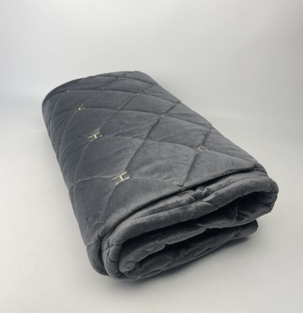 Покривало велюрове 150x230 Антрацит (AN 16-40)