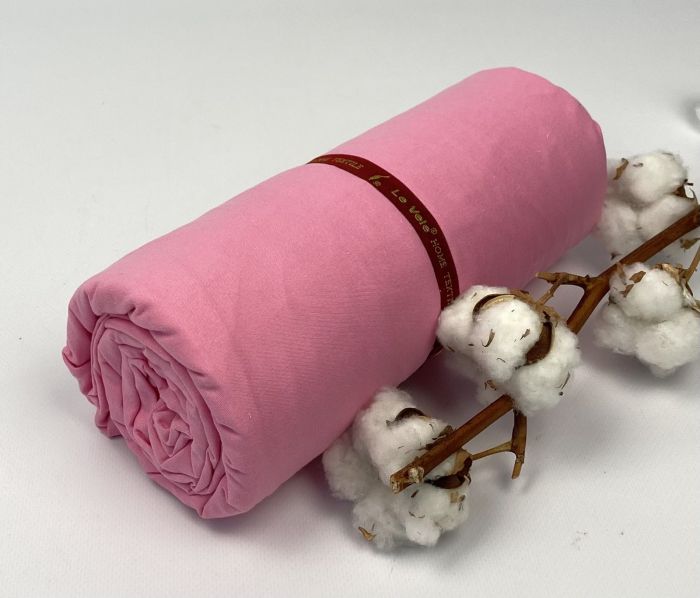Простирадло на резинці ролик Le Vele 160x200 + наволочки Candy-pink