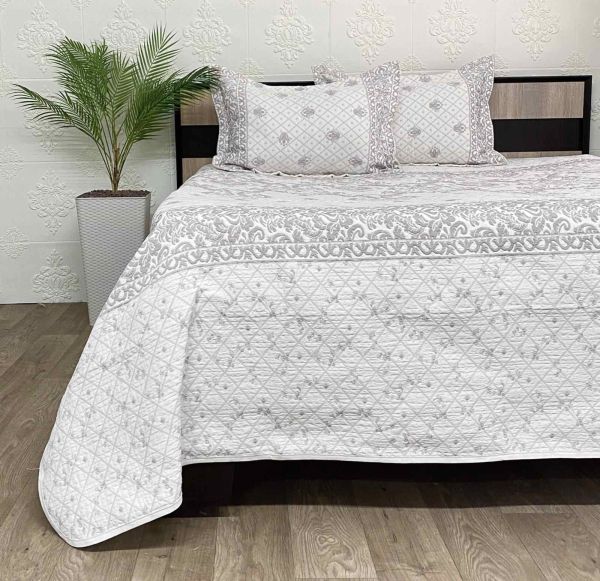 Покривало Moda Box 240х260 з наволочками Ikra Gri
