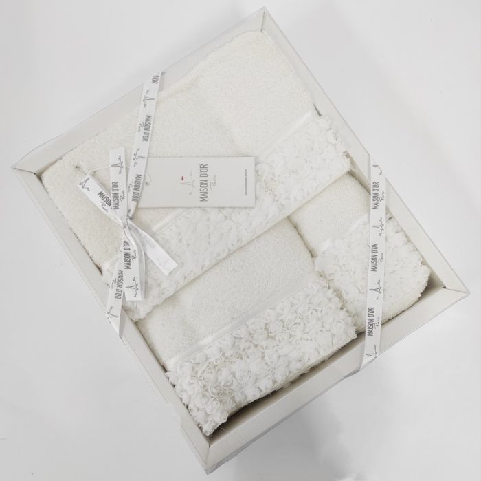 Рушники Maison D'or 3шт Rosa Cream