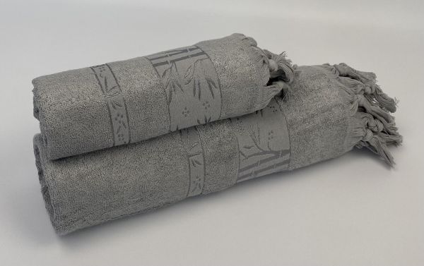 Набір бамбукових рушників Cottonize 2шт cod306 Grey