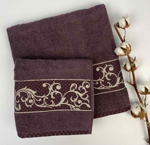 Набір рушників Cottonize 2 шт cod128 Brown