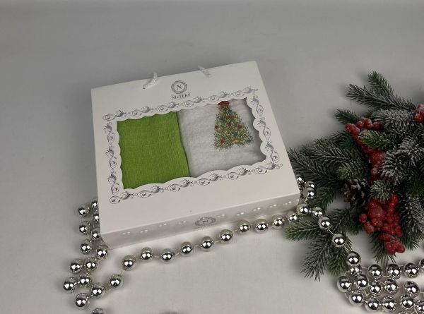 Набір рушників Nilteks 2шт Christmas 2