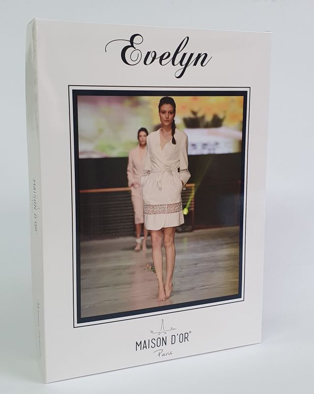 Халат жіночий Maison D'or Evelyn Ecru L