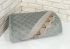 Покривало велюрове з мереживом Model-5 200x230 Gray