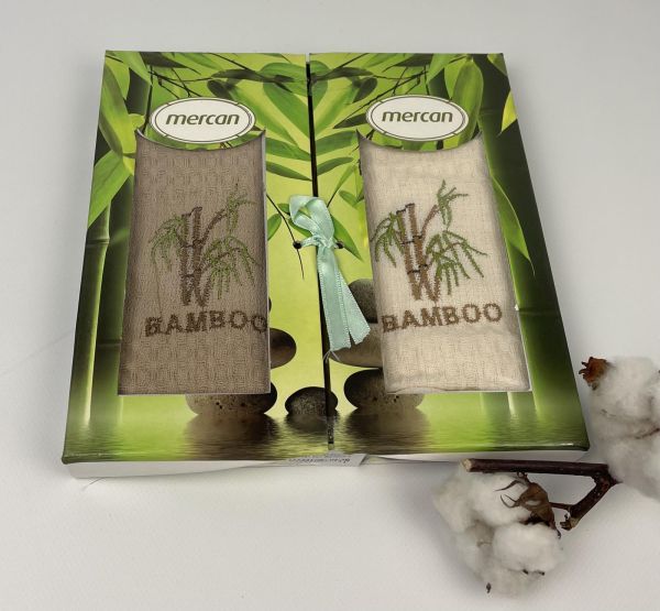 Набір кухонних рушників Mercan 2шт Bamboo-4