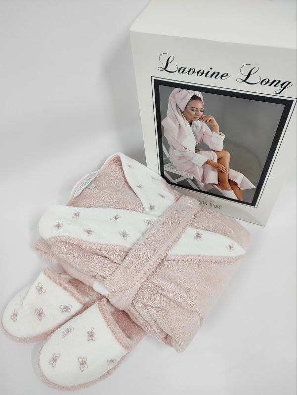 Халат жіночий Maison D'or Lavoine Long Rose Color L