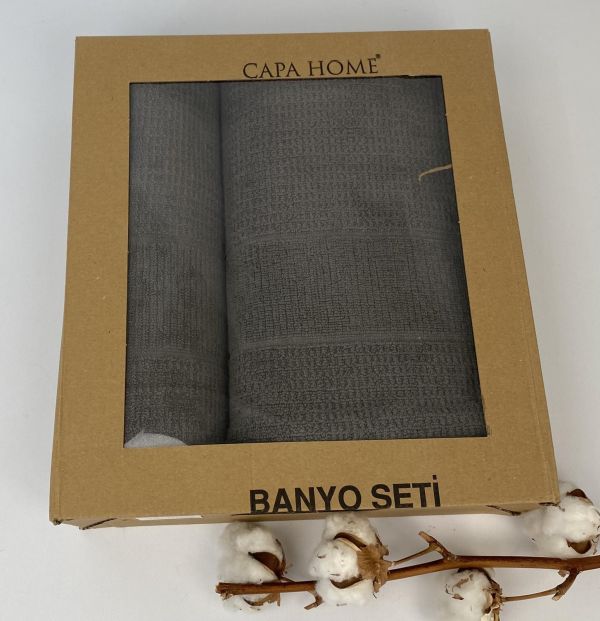 Набір рушників 2шт Capa Home Brown