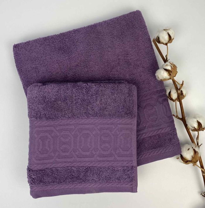 Набір рушників Cottonize 2 шт cod122 Purple
