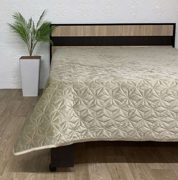 Покривало велюрове Model-17 (1290) 220х240  Haki