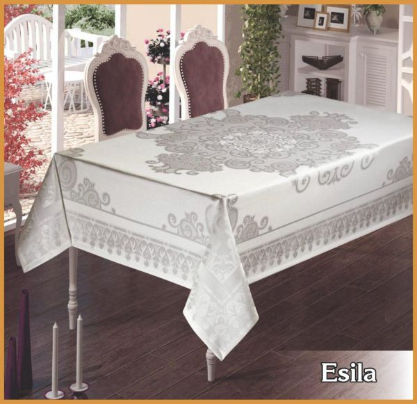 Скатертина тефлон Maison Royale 160*300 Esila White