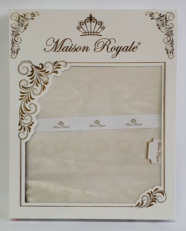 Скатертина тефлон Maison Royale 160*300 Zumrut Cream