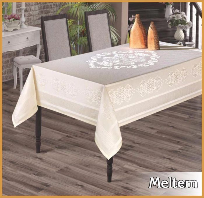 Скатертина тефлон Maison Royale 160*300 Meltem White