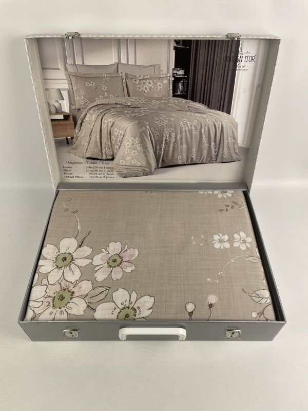 Постільна білизна Maison D'or тенцел 200х220  Marguerites Beige